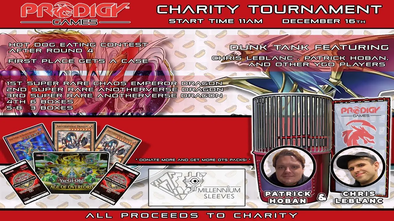 Prodigy Games Yu-Gi-Oh Charity Tournament