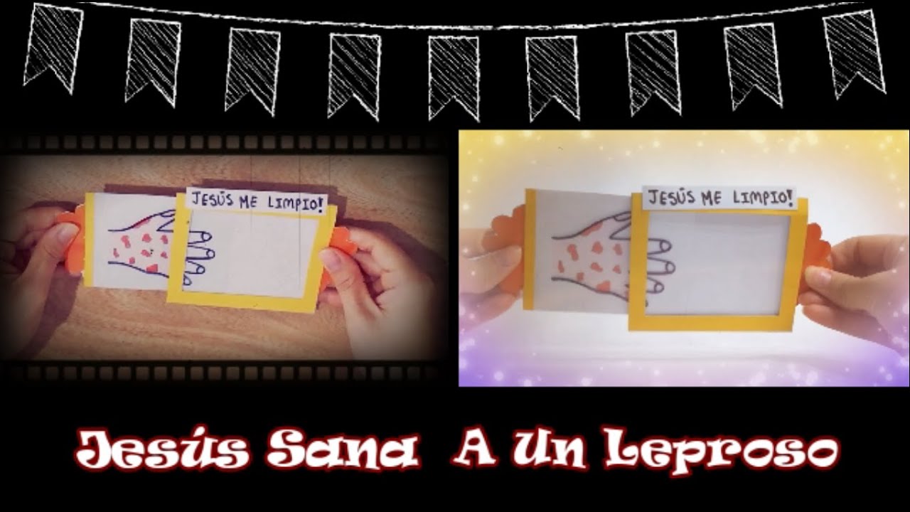 Jesús Sana a un Leproso Manualidad 2020