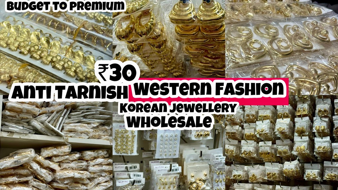Anti Tarnish, Waterproof, Korean, Enemal, Brand’s Inspired jewellery wholesale market Sadar Bazar 