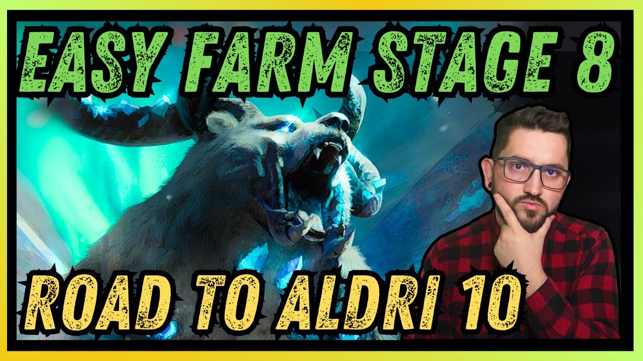 ❄ FULL AUTO Stage 8 EASY Farm ❄ Frozen Plains Aldri 8 Team GUIDE | King Arthur: Legends Rise