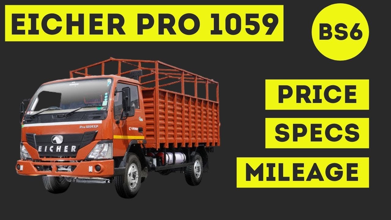Eicher Pro 1059 BS6 Truck Price, Specs, Mileage | Full Detail In हिन्दी 【Offers 2020】