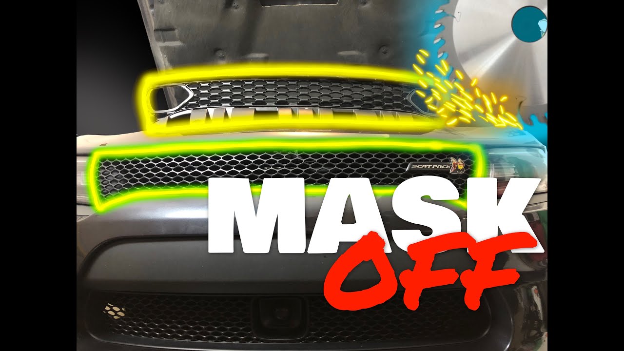 HOW TO: Take off front bumper + Swap upper grill on my Dodge Charger Scat Pack