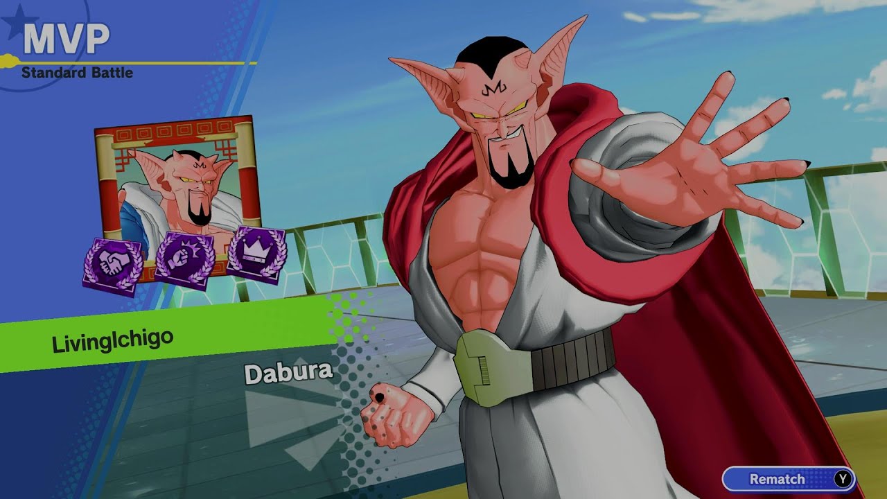 ДАБУРА — ЭТО ЧЕЛОВЕК! Геймплей Дабуры: DRAGON BALL GEKISHIN SQUADRA