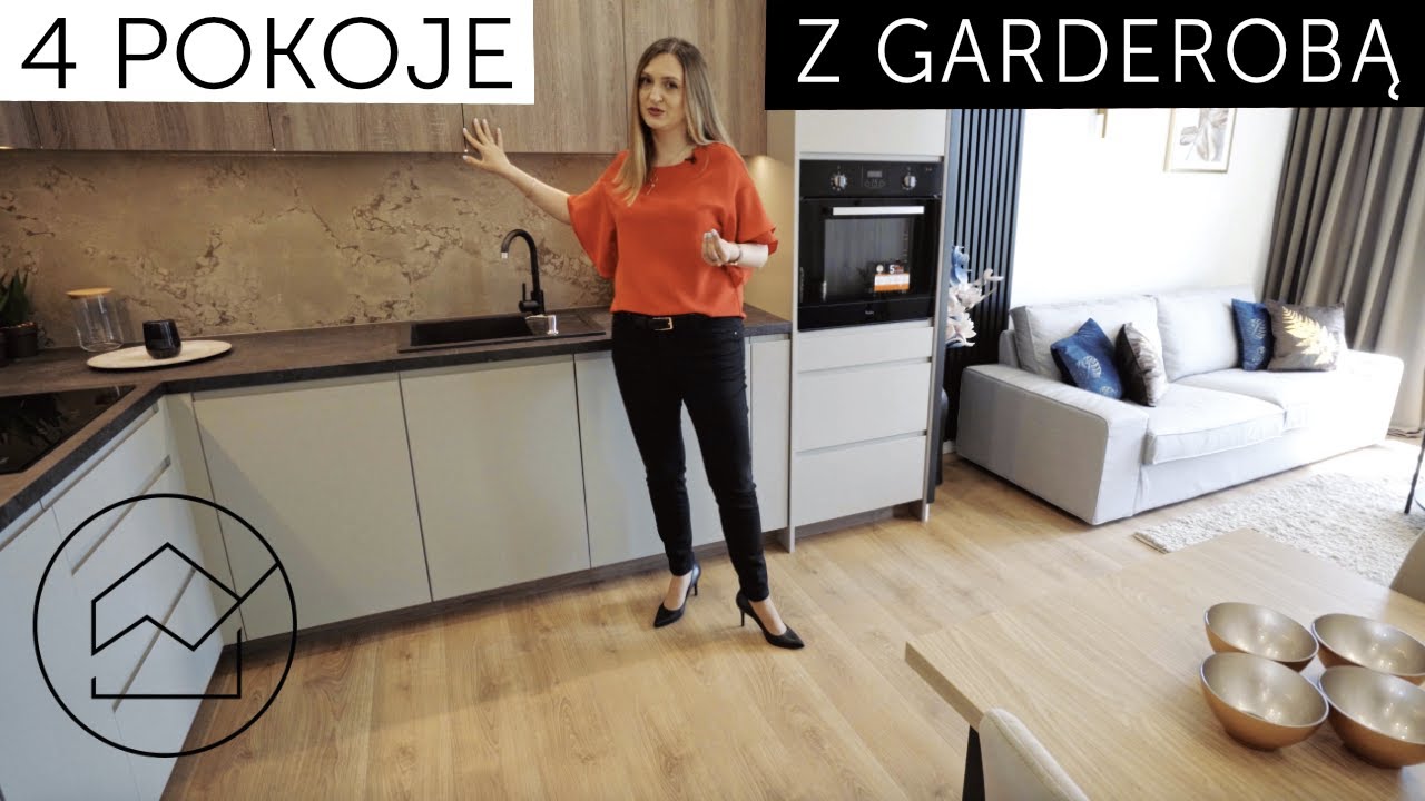 4-pokojowe mieszkanie z garderobą w sypialni, dużym balkonem i funkcjonalną przestrzenią!!