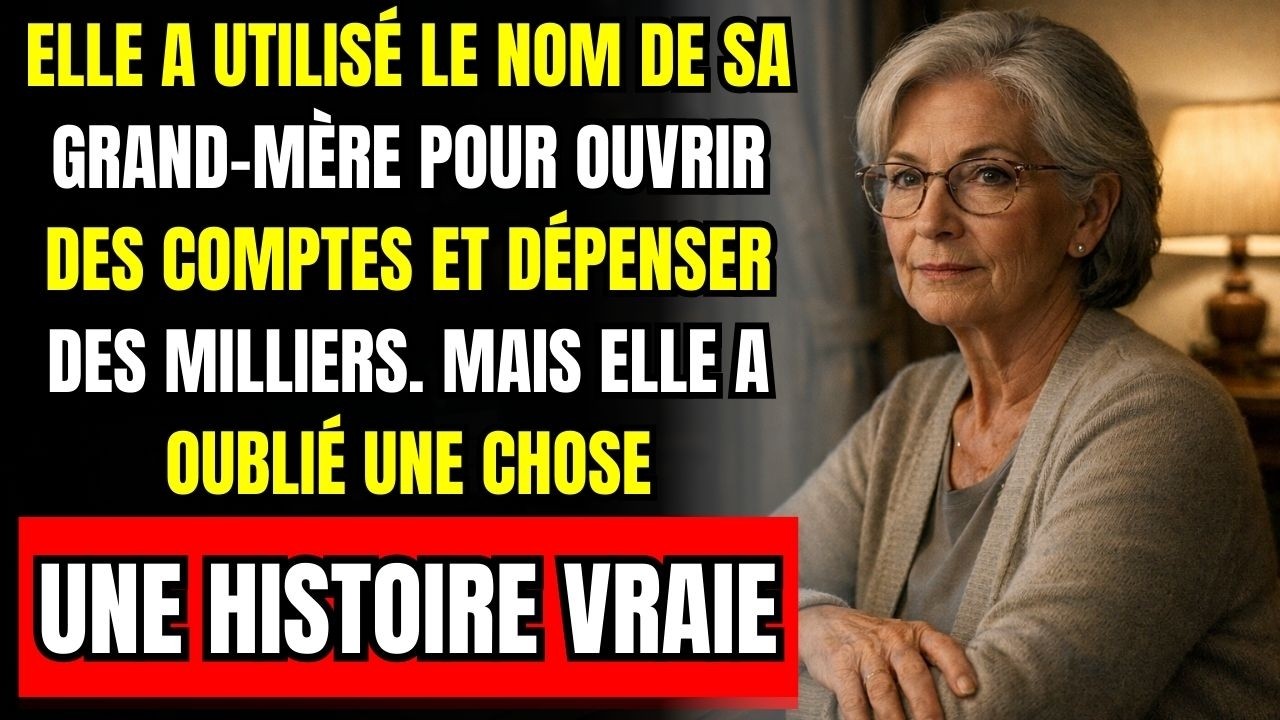 ELLE AFFICHait LE LUXE EN LIGNE… AVEC L’ARGENT DE SA GRAND-MÈRE…