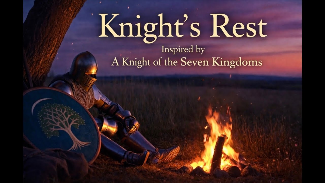 Knight’s Rest by the Fire | Relaxing Medieval Music | Inspired by A Knight of the Seven Kingdoms