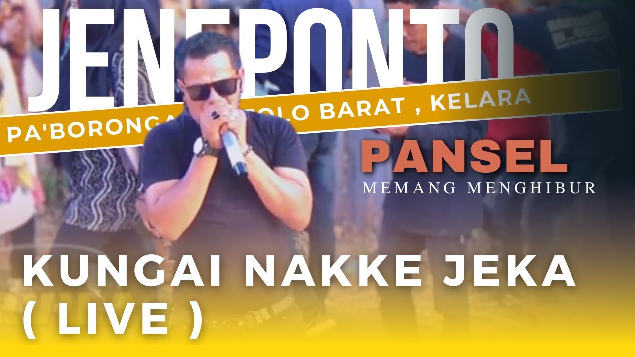 KUNGAI NAKKE JEKA ( LIVE ) - UDIN PANSEL  NEW ARVILA JENE'PONTO