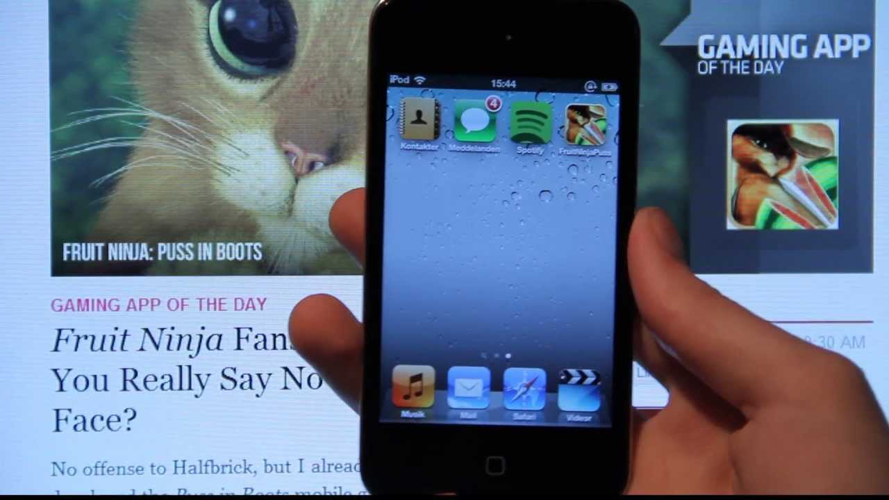 Fruit Ninja Puss In Boots NEW App From Halfbrick For iOS Available Today 20 October 2011!