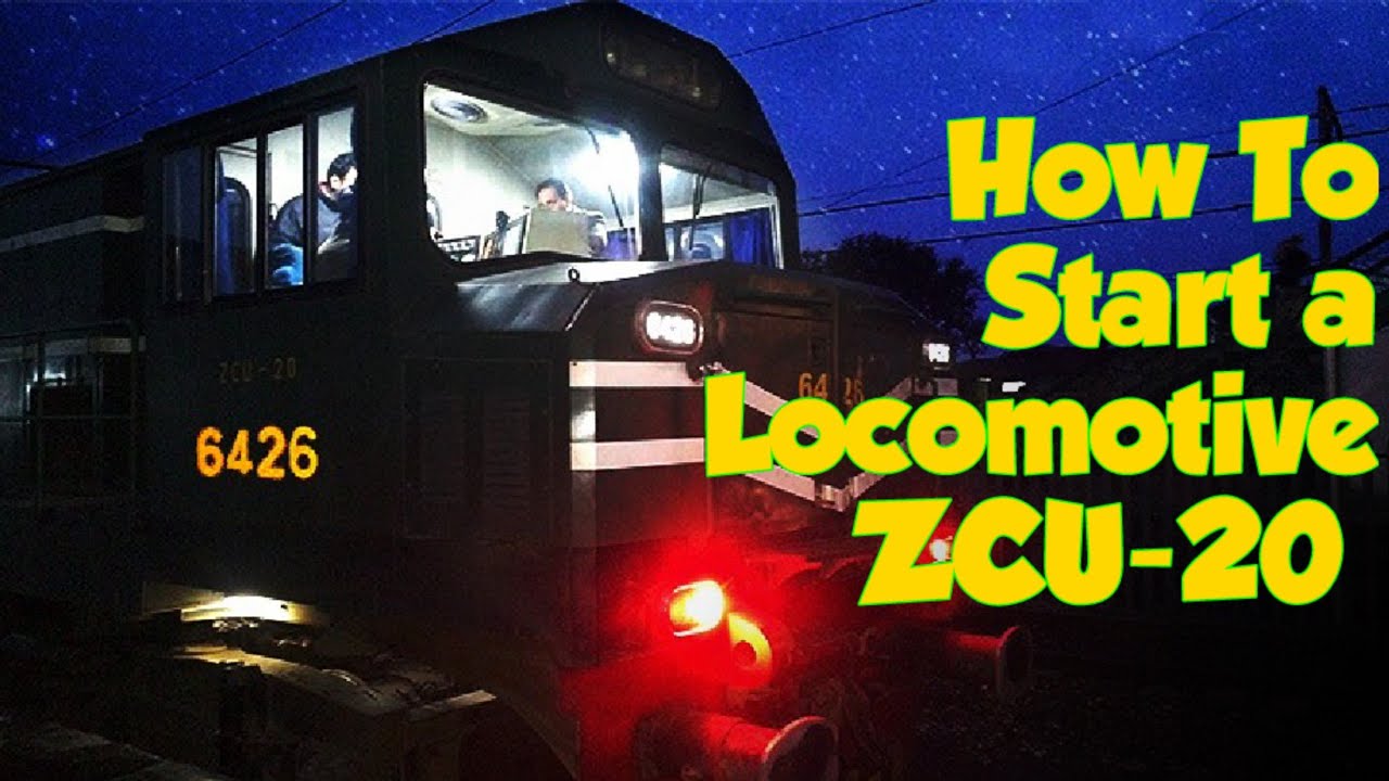 How to start a Locomotive | starting a locomotive | Diesel engine cold start | Pakistan Railways
