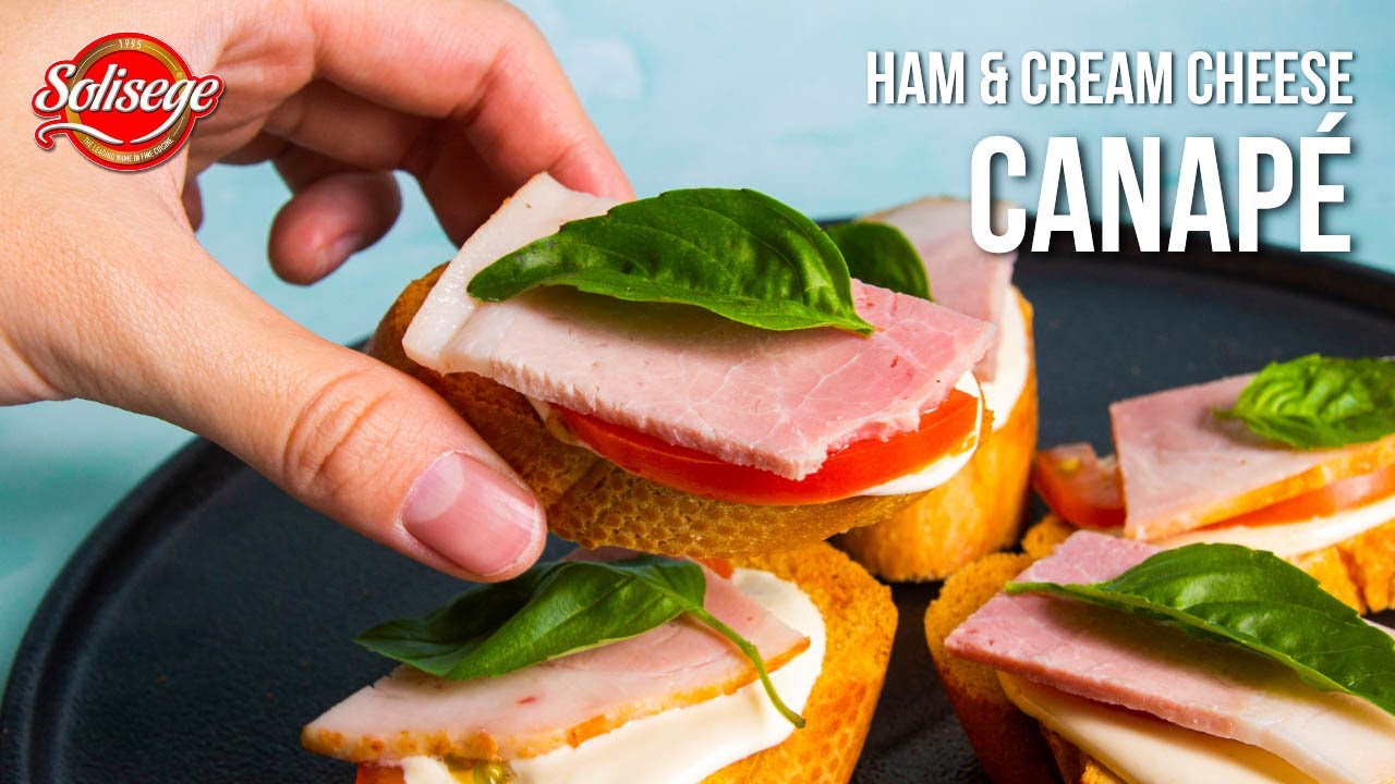 Ham & Cream Cheese Canap&eacute; | Appetizer Ideas | Finger Food