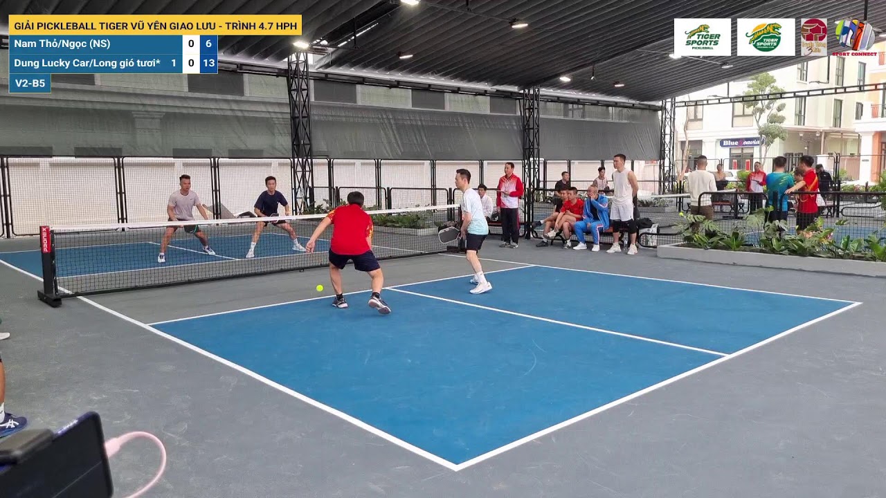 GIẢI PICKLEBALL TIGER VŨ YÊN GIAO LƯU - TRÌNH 4.7 HPH: TRẬN ĐẤU V2-B5