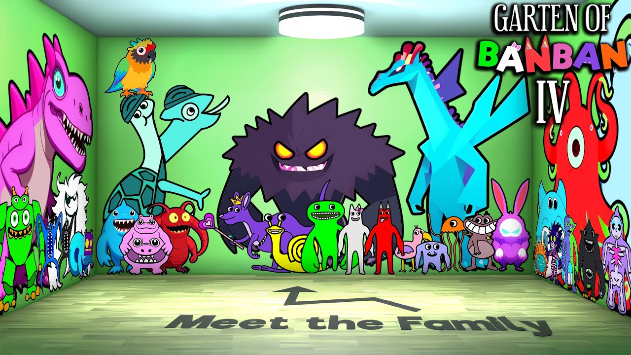 Garten of Banban 4 - ALL BOSSES + ENDING (Full Gameplay)