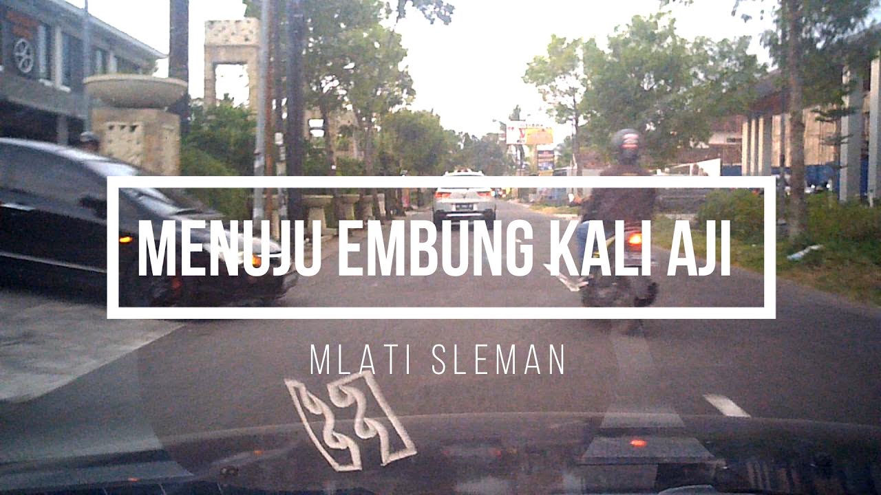 Menuju Embung Kali Aji Mlati Sleman