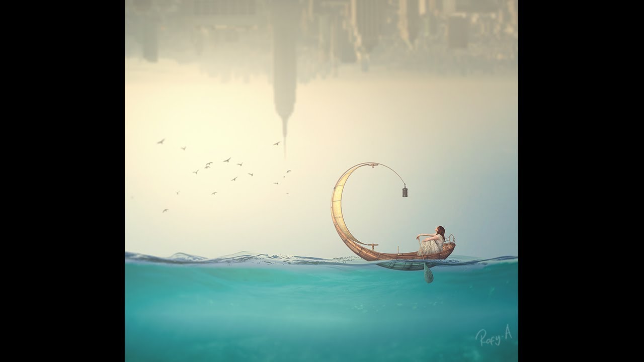 Fantasy Boat Photoshop Manipulation TutoriaL
