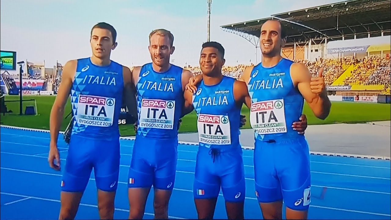 ITALIA VINCE la 4x400 Uomini ai Campionati Europei per Nazioni a Bydgoszcz il 11/08/2019