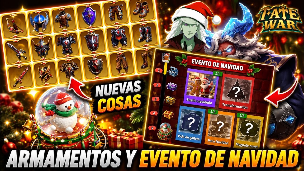 ¡Armamentos Nuevos y Llegó la Navidad! - Español | Fate War