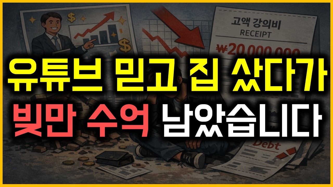 유튜브 믿고 집 샀다가 빚만 수억 남았습니다