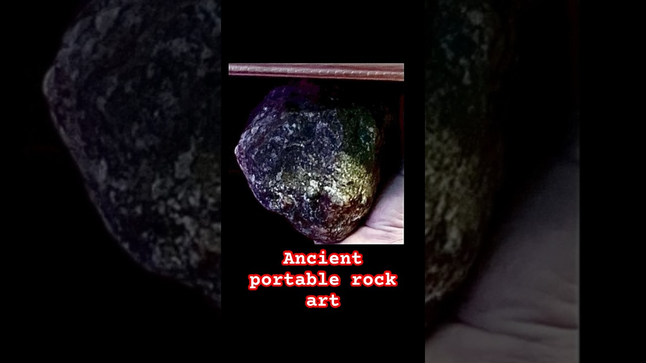Ancient Portable Rock Art! #nature #art #ancient #artifacts #history