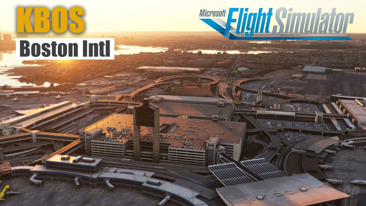 KBOS Boston Logan Intl  | Stunning 4K - America Series in MSFS 2020