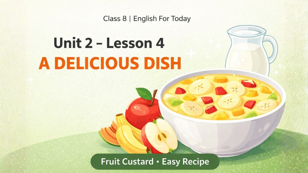 Unit 2 – Lesson 4: A Delicious Dish