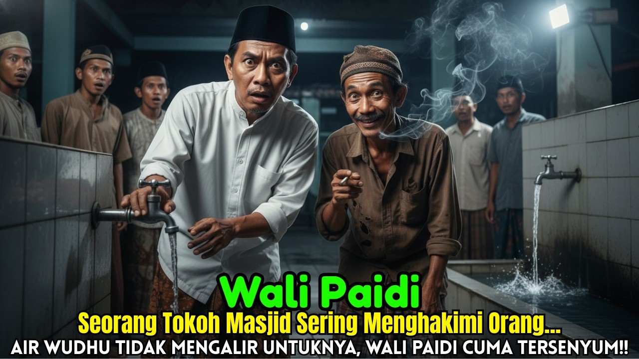 Wali Paidi Tersenyum, Air Wudhu Mengalir untuk Orang Lain Tapi Tidak untuk Dia!