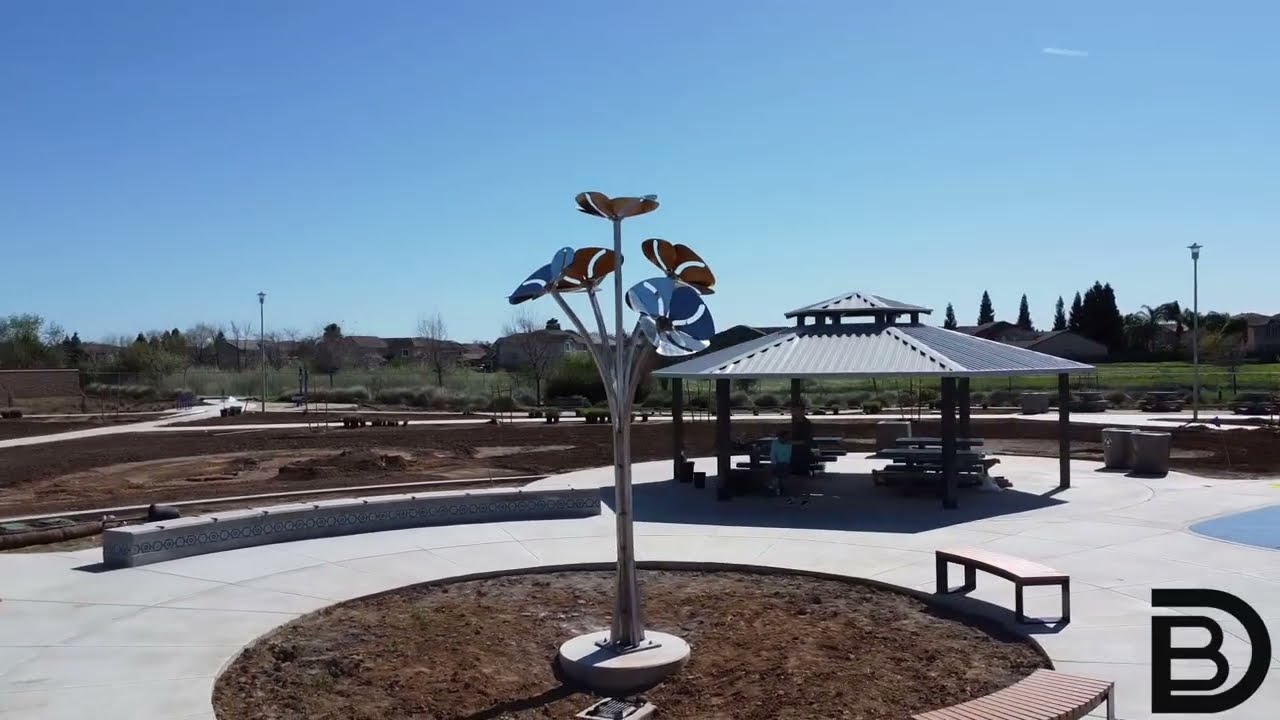Community of Blossoms : Public Art Installation in Elk Grove, California
