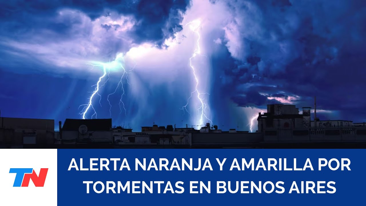 Hay alerta naranja y amarilla por tormentas en Buenos Aires: a qu&eacute; hora se espera la lluvia