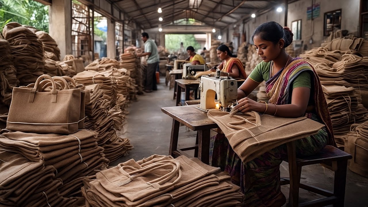 Stylish & Trendy Jute Bag Manufacturing Process