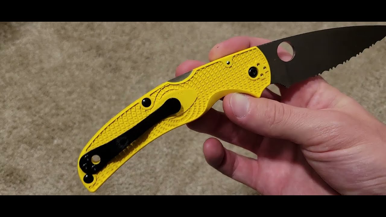 Spyderco Native Chief Lightweight - Fully Serrated Magnacut - Oh, what a beauty!! 😍