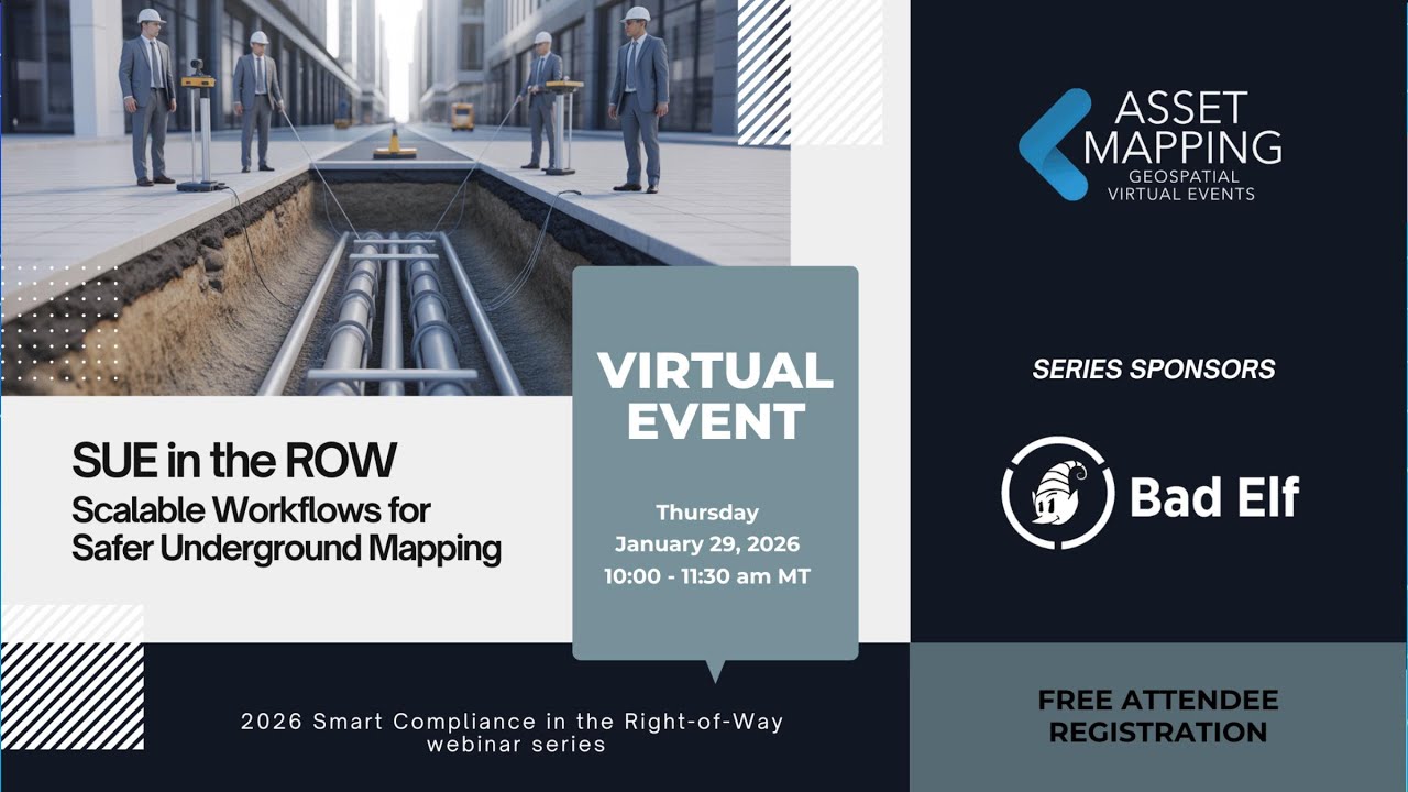 SUE in the ROW - Scalable Workflows for Safer Underground Work