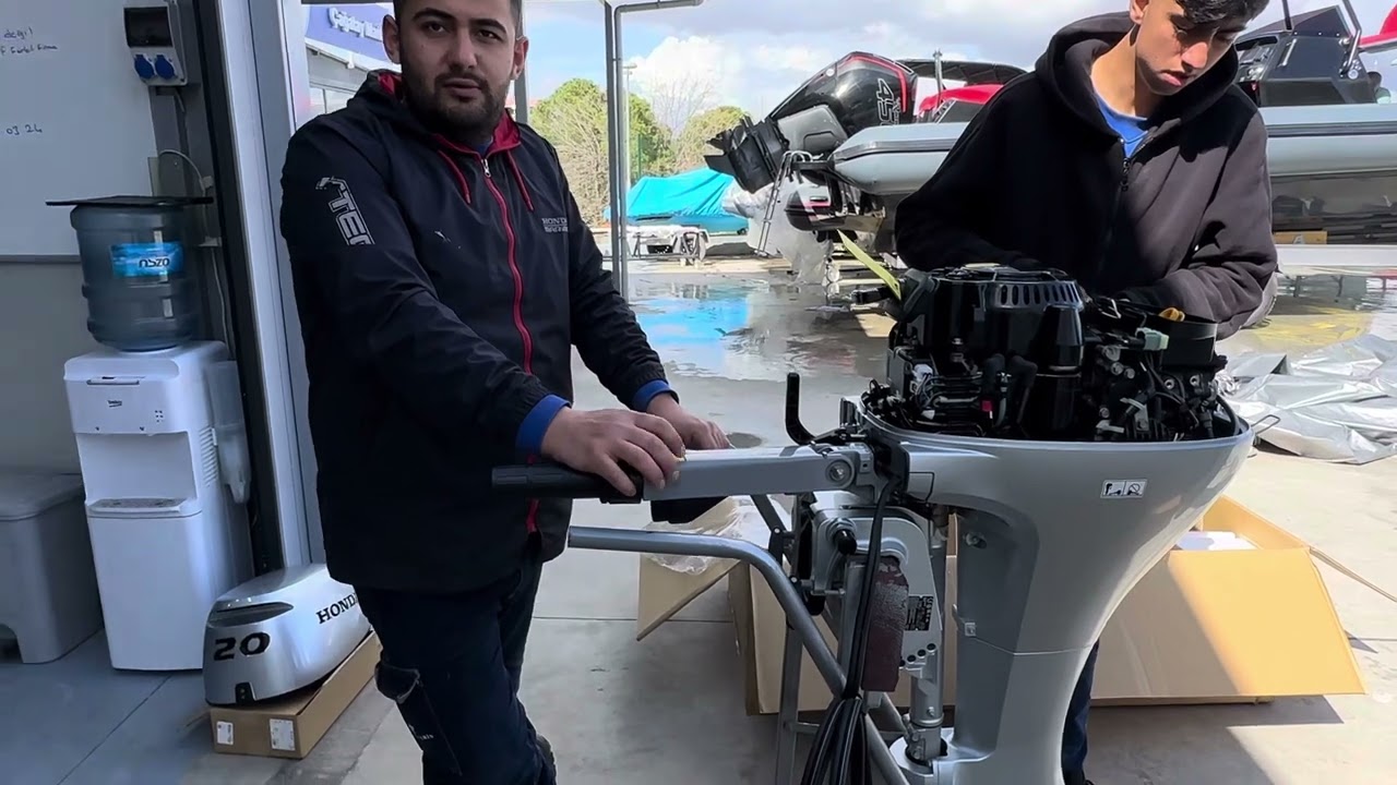 Honda 20 hp kutu açılışı. #honda