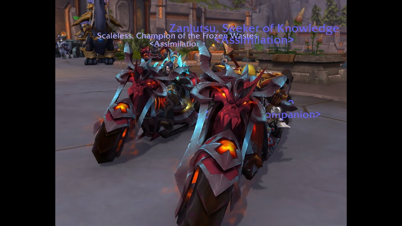 Double Hateforged Blazecycle (Mtn Dew promotion) WoW: The War Within