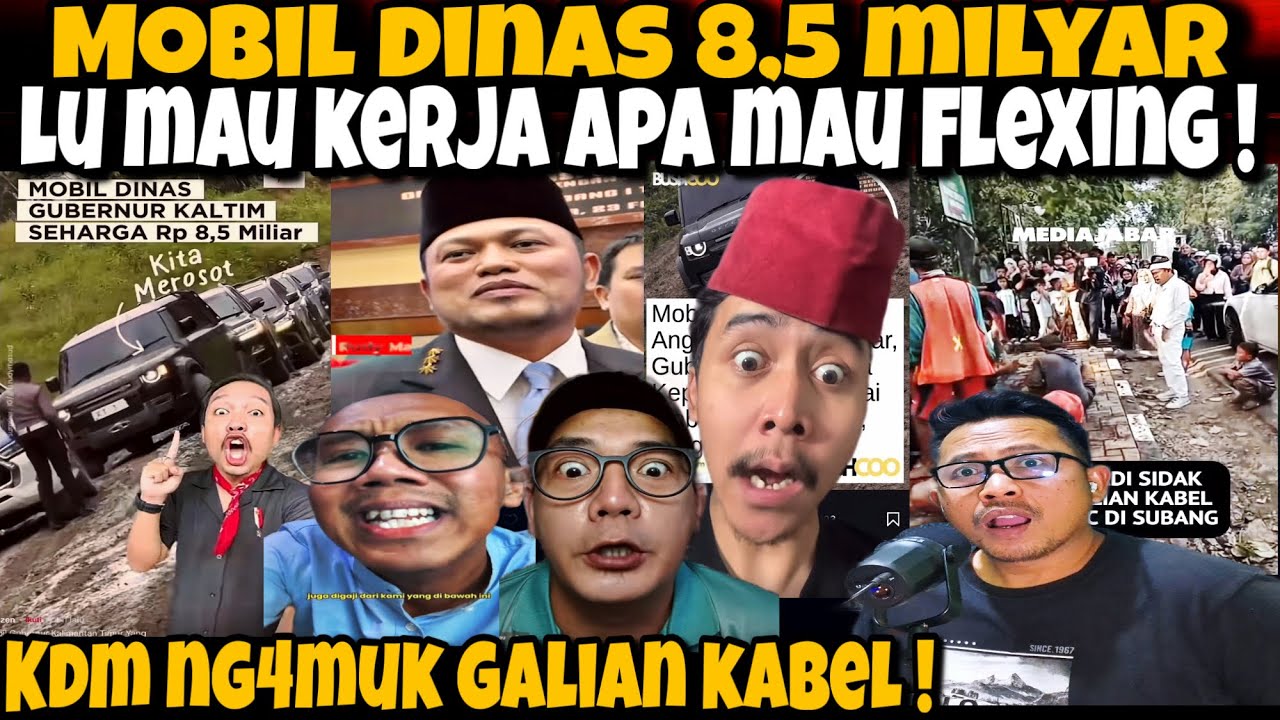 GUB KALTIM DI S3MPROT NET1ZEn‼️LU MAU KERJA APA MAU FLEXING ! MOBIL DINAS  8,5 MILYAR ! KDM NG4MUK