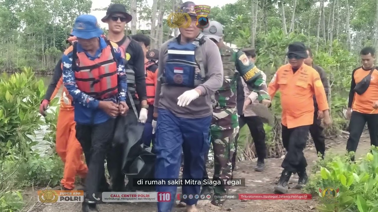 Pencarian Korban Tenggelam di Pantai Larangan Kramat