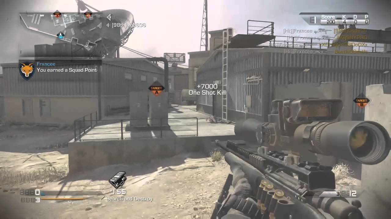 Insane 1v5 Sniper Clutch SnD Call Of Duty Ghosts