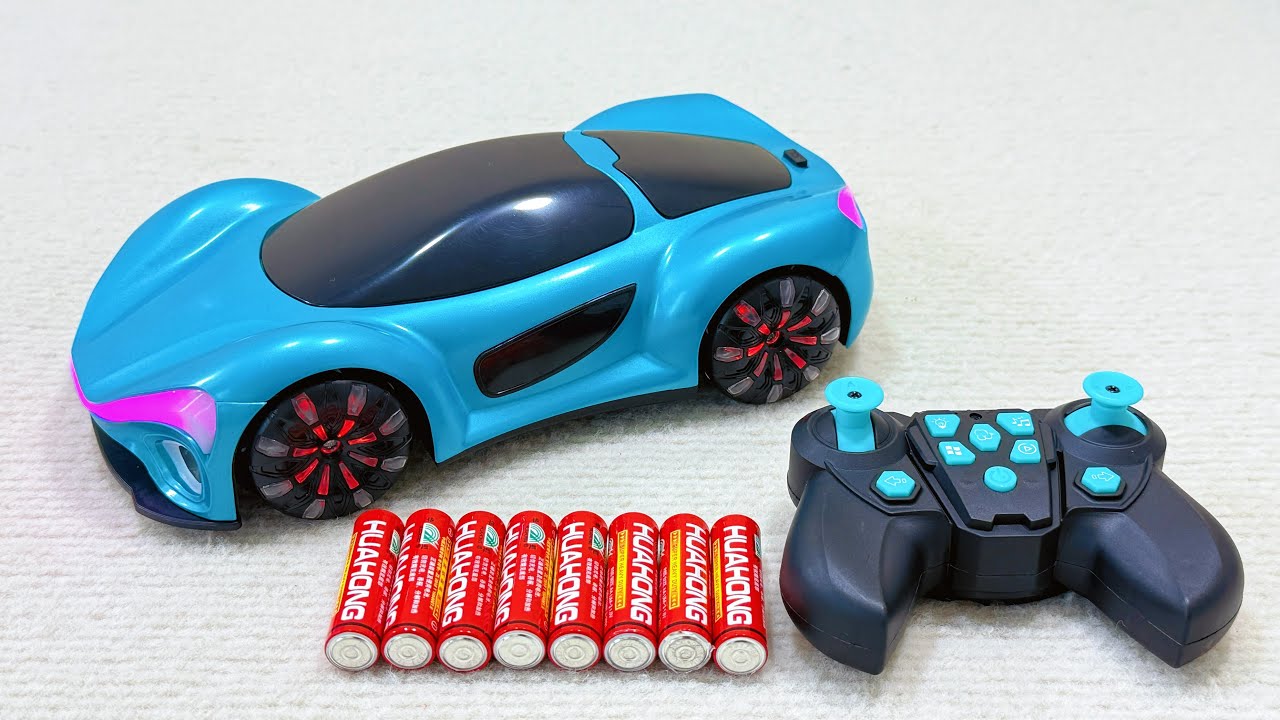 Unboxing remote control ambulance, bumper car, RV, drifting racing car