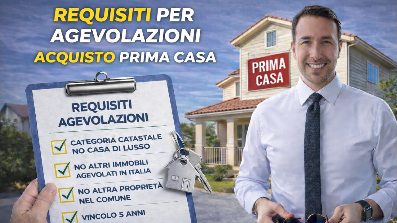 Requisiti per accedere alle agevolazioni per acquisto prima casa