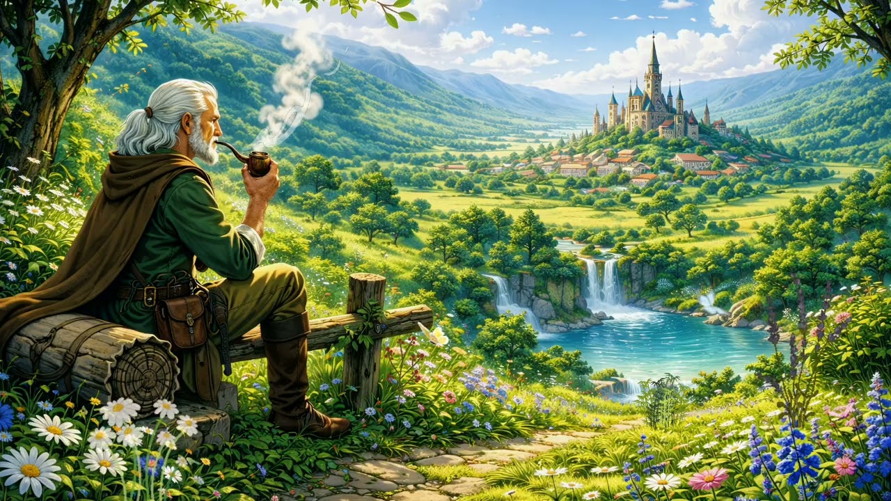 Where Morning Lingers 🌿 Flute Fantasy Music for Focus & Calm