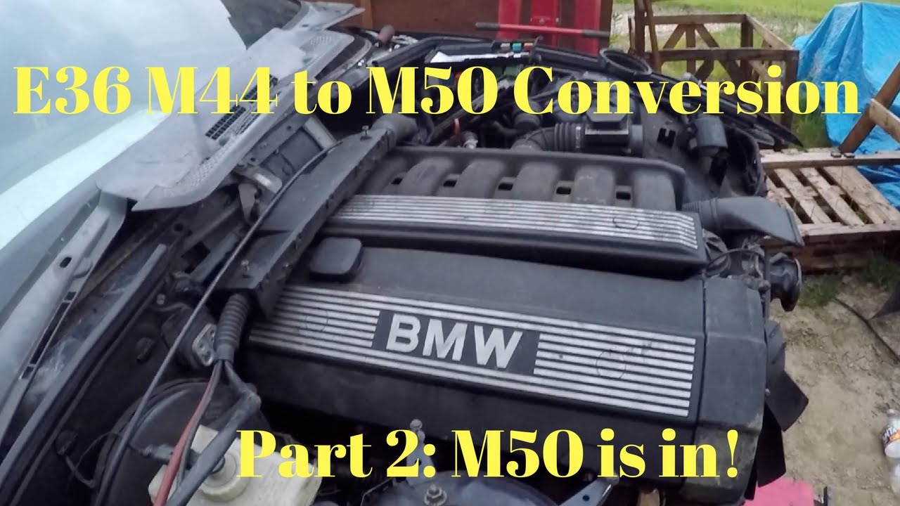 E36 4 Cylinder (M44) to 6 Cylinder (M50) Engine Swap DIY Part 2