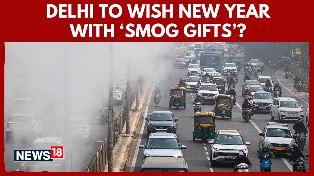 Delhi Air Quality Improves Slightly But Experts Warn Of New Year Smog Risk Due To Fog | 4K