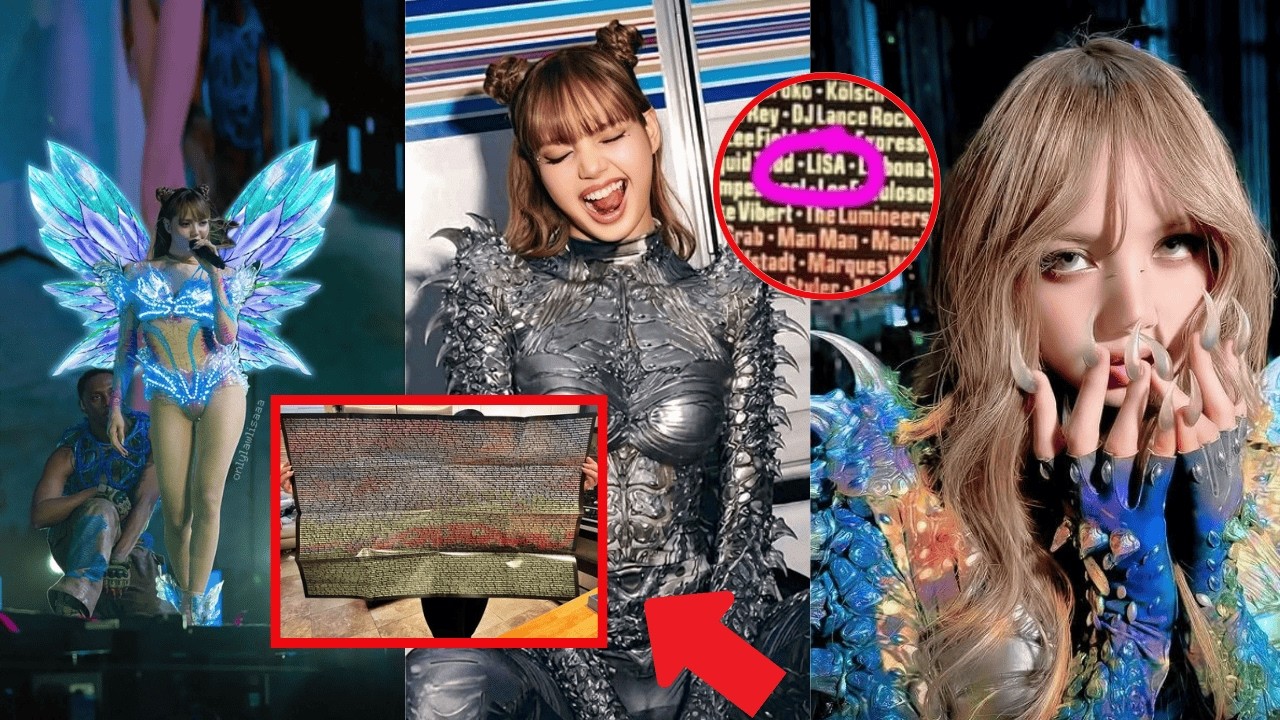 Фанаты в шоке! Имя Лизы тайно обнаружено на историческом плакате фестиваля Coachella — что это зн...