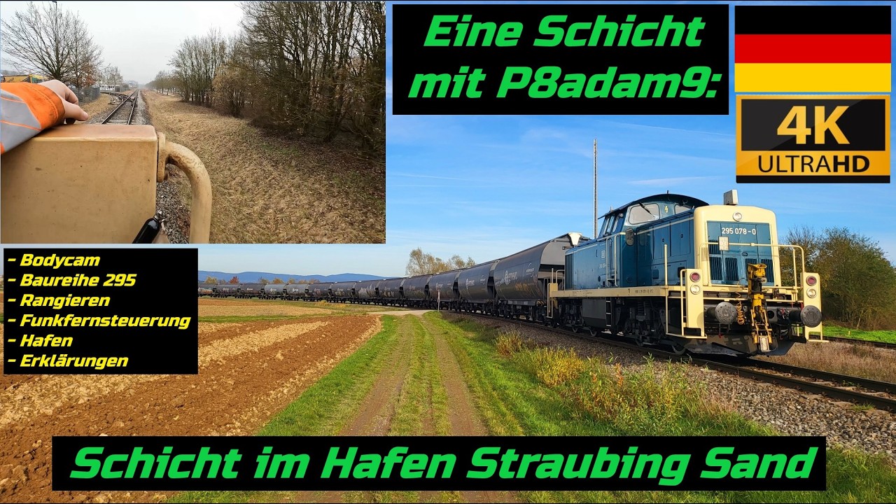 Eine Schicht mit P8adam9: Schicht im Hafen Straubing Sand