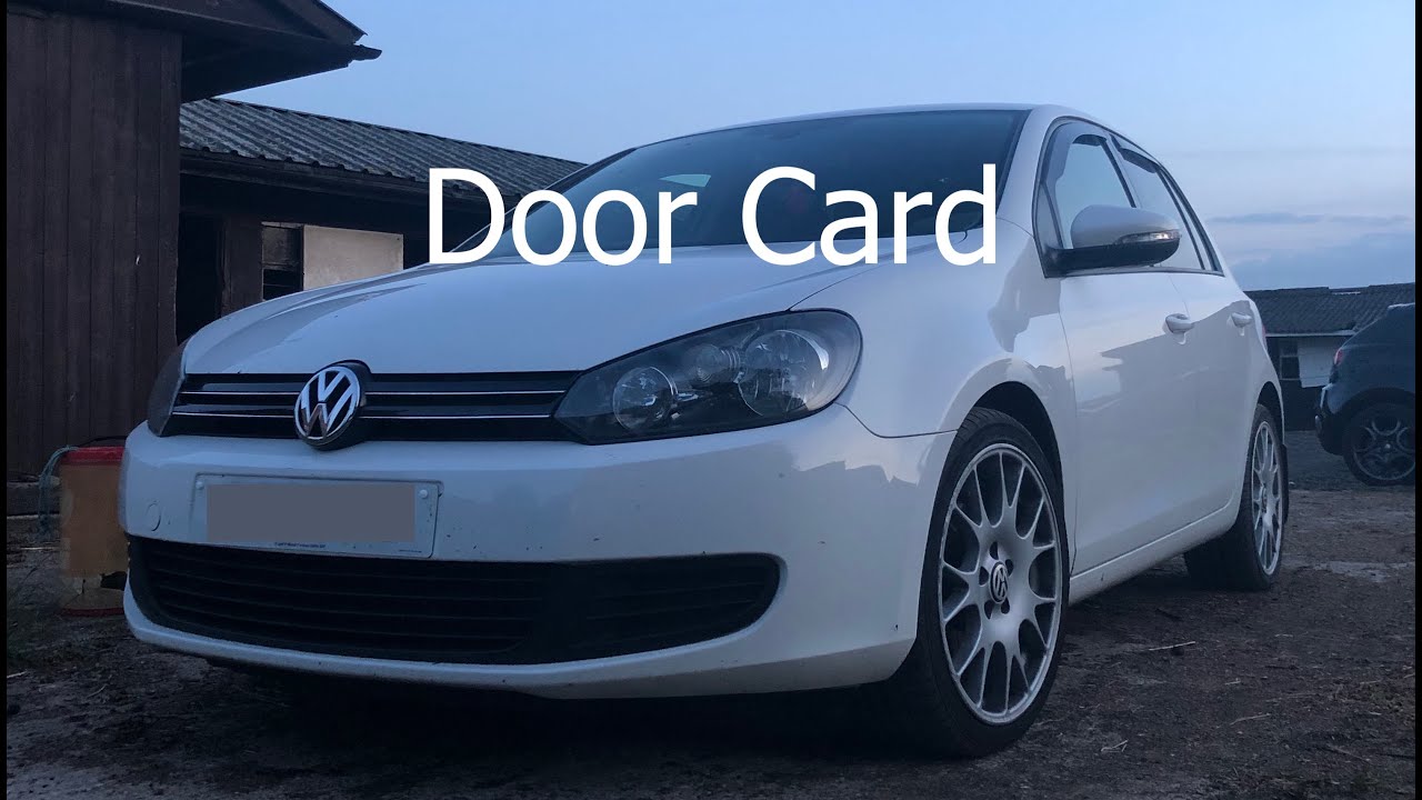 How to remove the door card VW MK6 Golf door card removal