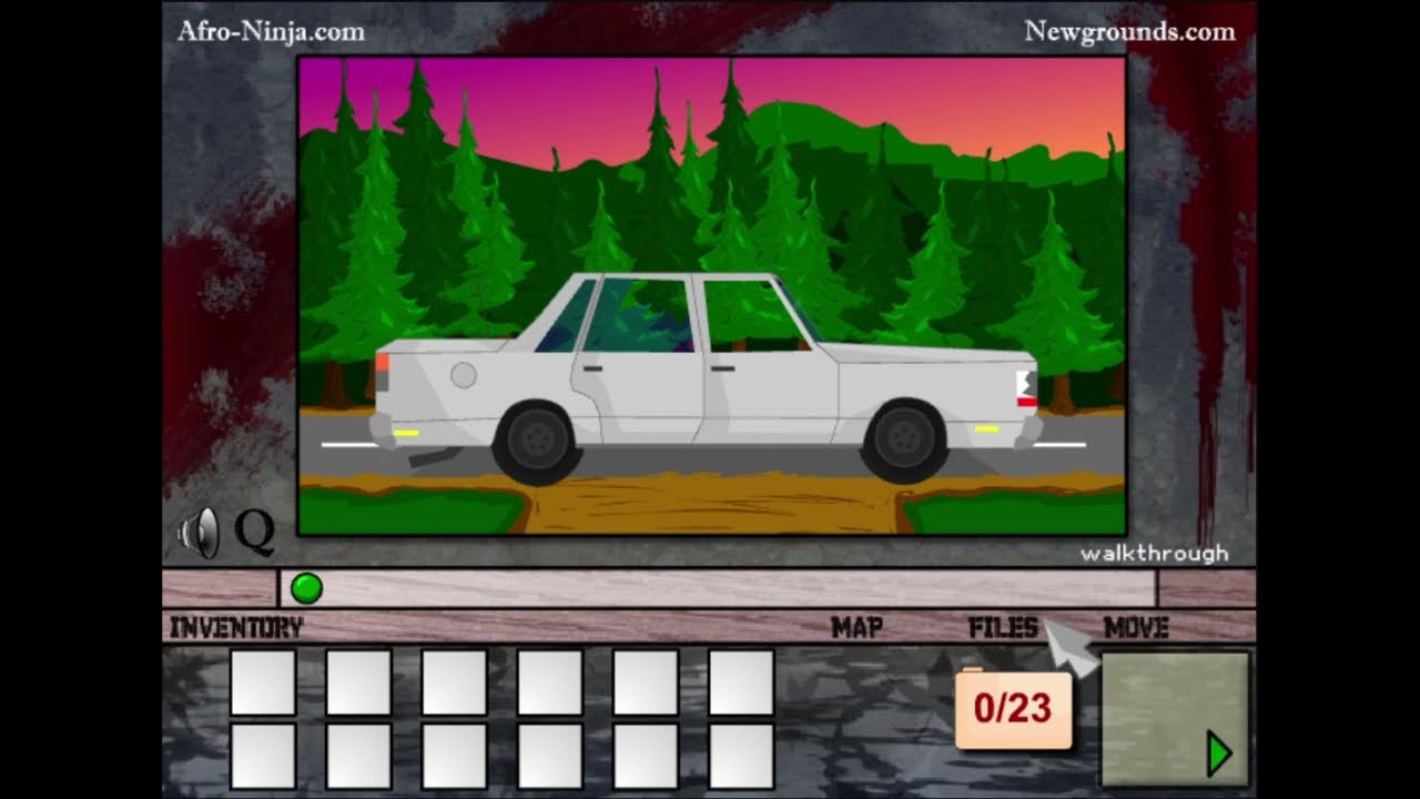 Escape from Crystal Lake Flash Game Playthrough (100% ALL FILES)