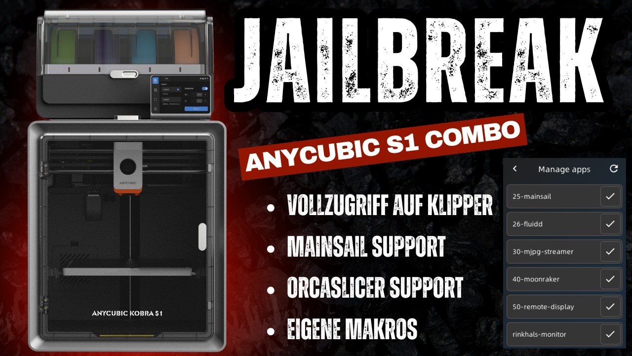 Ein echter Geheimtipp - Der Anycubic Kobra S1 Combo.