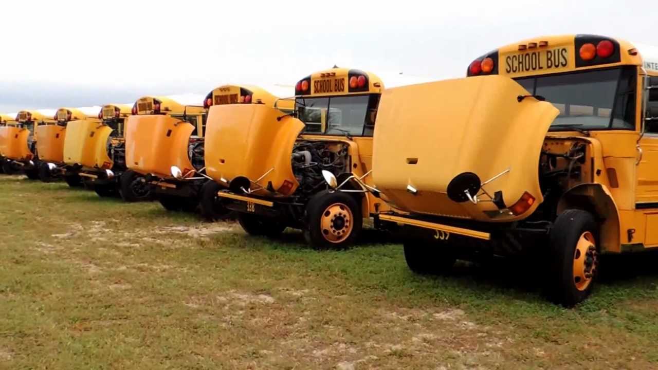 45 School Buses To be Sold at Online Public Auction by Atkinson Auctioneers .MOV