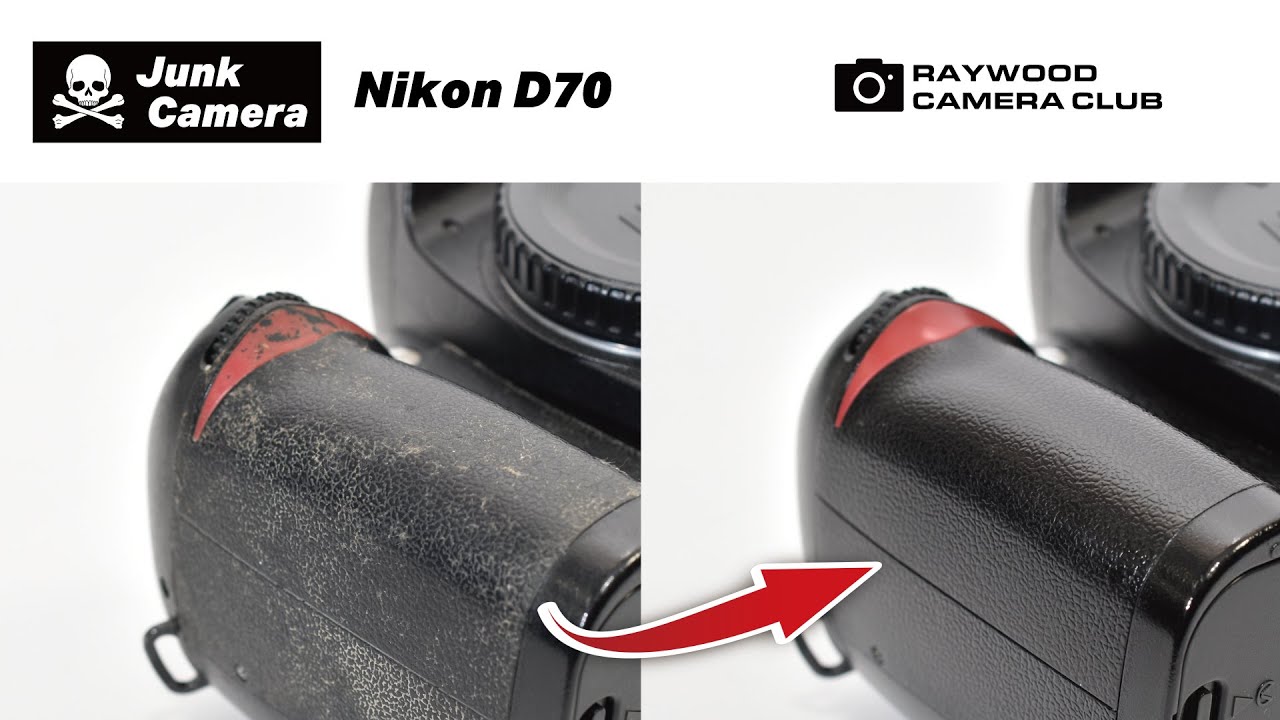 Nikon D70 実質無料の汚～いデジタル一眼レフカメラを綺麗さっぱりしていきます！【RAYWOODカメラ部】グリップのベタつきや加水分解と戦う