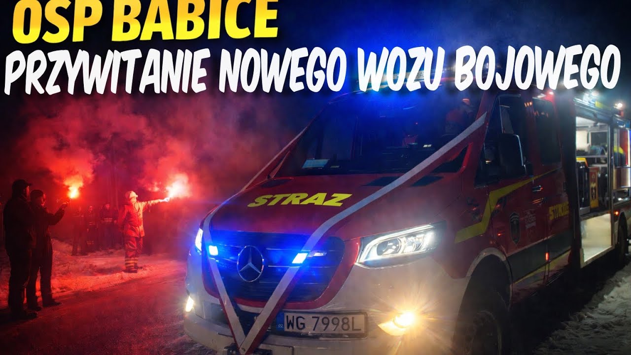 🇵🇱🚒ПРЕДСТАВЛЯЕМ НОВУЮ БОЕВУЮ МАШИНУ🇵🇱🚒OSP BABICE👨‍🚒|Легкая спасательная и пожарная машина👨‍🚒