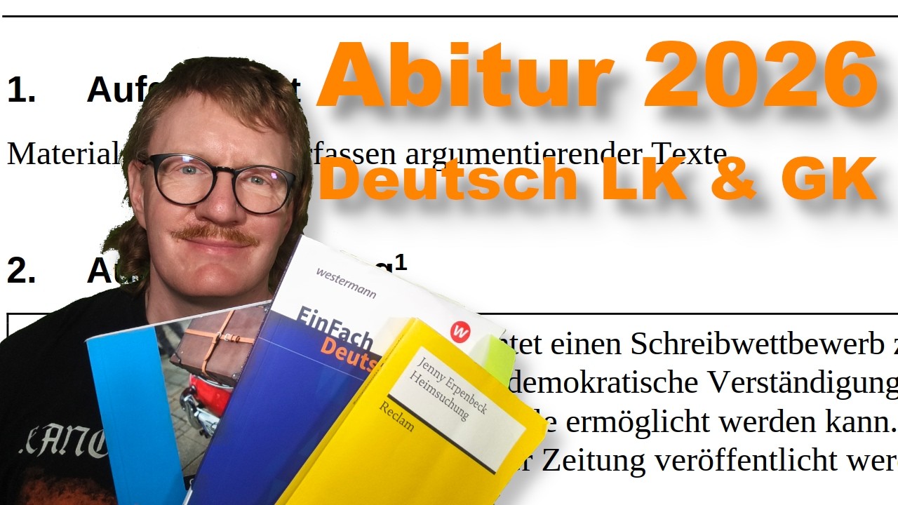 Abitur 2026 Deutsch in NRW - Tipps und Übersicht direkt vom Lehrer!