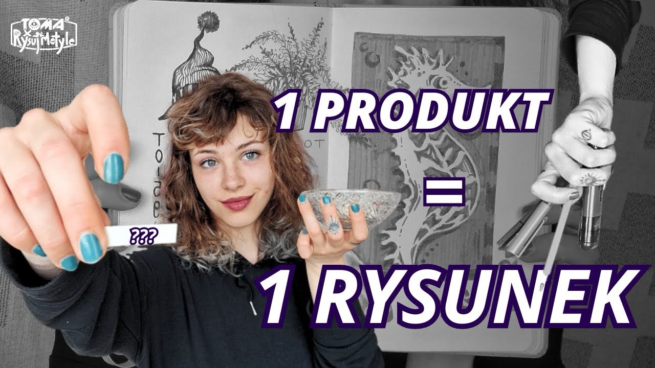 RYSOWANIE LOSOWYM PRODUKTEM ART CHALLENGE |TomaxRysujMotyle 03